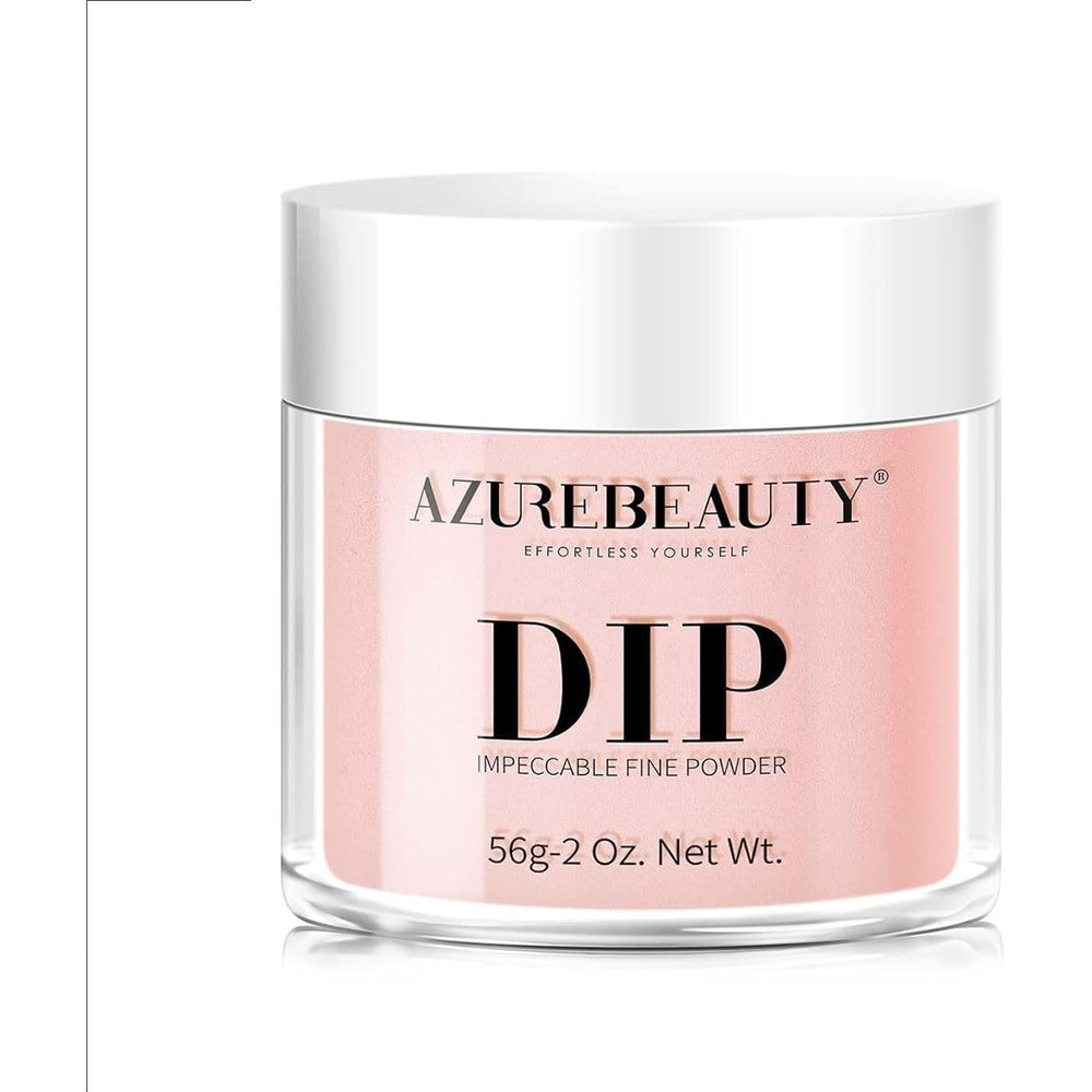 AzureBeauty Dip Powder Nude Pink 56g jar front view