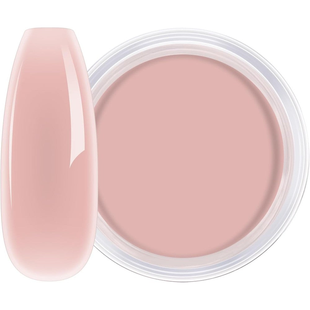 Aillsa Translucent Jelly Nude Salmon Pink Dip Powder front view