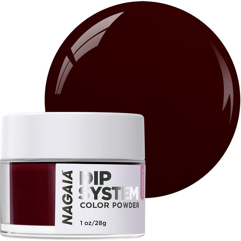 Nagaia Premium Cabernet Chic Dip Powder jar front view