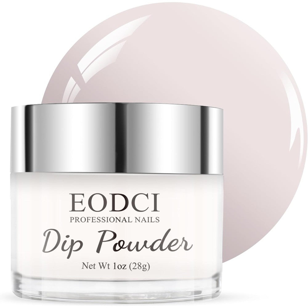 Eodci Milk White Dip Powder front view professional manicure