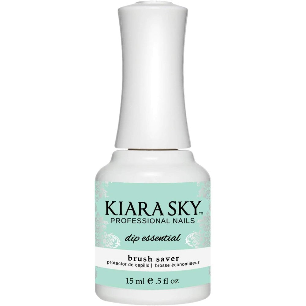 Kiara Sky Professional Nails Step Number 6 Brush Saver 0.5 Fluid Ounce bottle front view