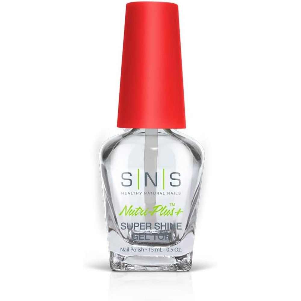 SNS Healthy Natural Nails Gel Top Coat professional dipping powder liquid bottle front view