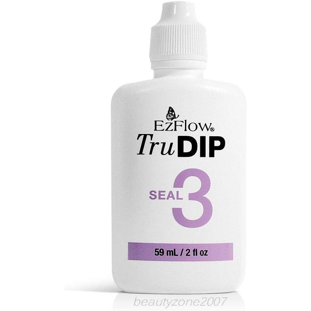 EzFlow TruDIP Step 3 Seal two ounce professional acrylic dip system bottle front view