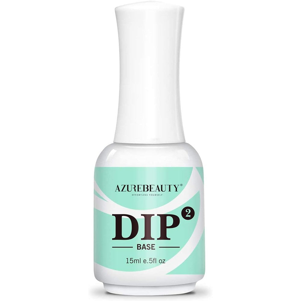 AZUREBEAUTY Dip Powder Base Coat 15 milliliter front view ceramic bottle for authentic e commerce nail care retail