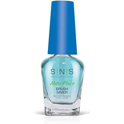 SNS Healthy Natural Nails Brush Saver front view professional nail dip powder liquid cleaner bottle