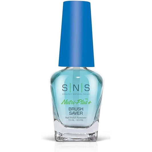 SNS Healthy Natural Nails Brush Saver front view professional nail dip powder liquid cleaner bottle