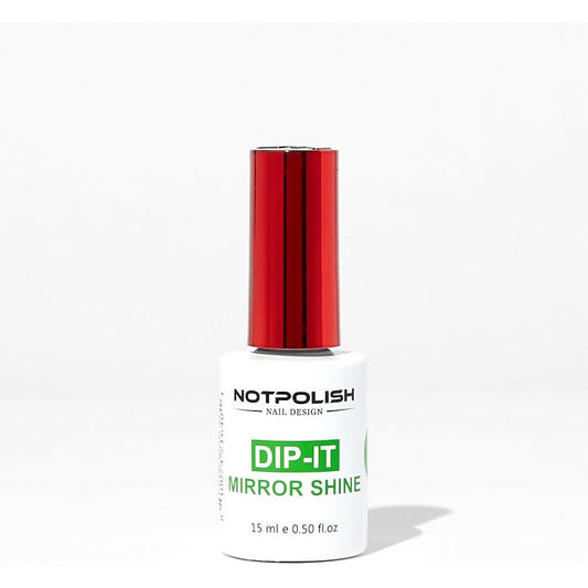 Notpolish Dipping System Step 4 Mirror Shine Top Coat bottle front view