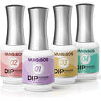 Vansisos dip powder liquid set front view professional starter kit