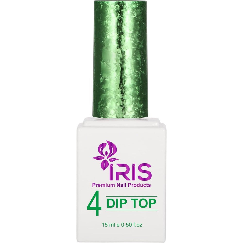 Cre8tion Step 4 Dipping Top Coat liquid bottle front view professional nail supply