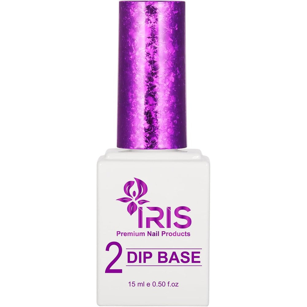 Iris Premium Nail Dipping Base Liquid Step 2 bottle front view
