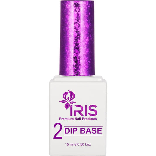 Iris Premium Nail Dipping Base Liquid Step 2 bottle front view