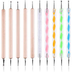 Petutu 10 piece dotting tool set front view