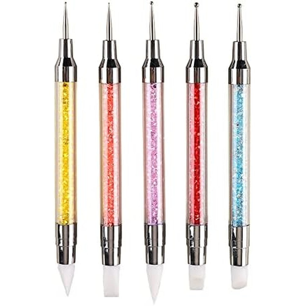 FULINJOY dual ended nail art sculpture pen dotting tools five piece set front view