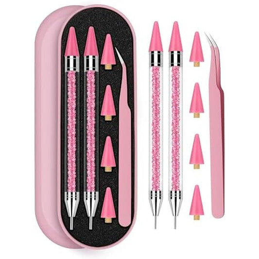 Difenni rhinestone picker tool and wax pencil set front view