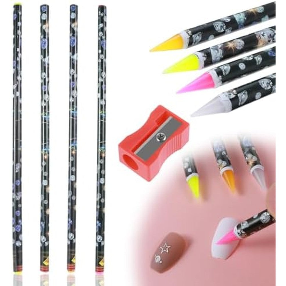 World of Sparkles 4 Pcs Rhinestone Picker Tool front view