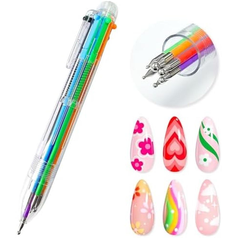 Honey Joy 6 in 1 nail dotting pen front view