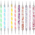 Xiaoyu 10 piece nail art dotting tools set front view