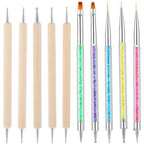 ABenkle 10 Piece Nail Art Dotting Tools Set front view