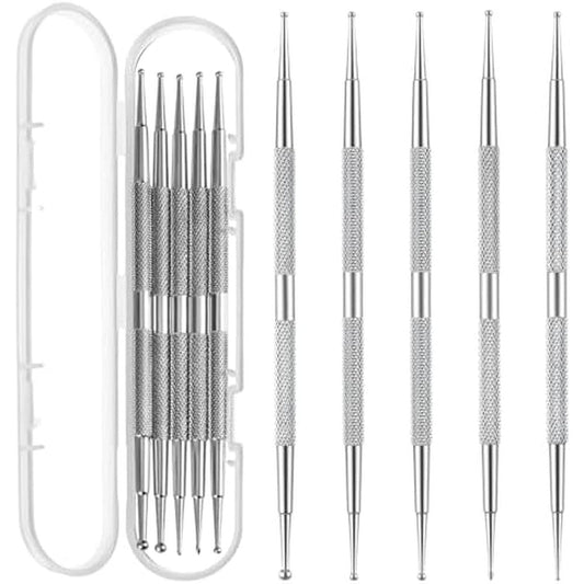 ElevateTech 10 piece nail dotting tools kit front view