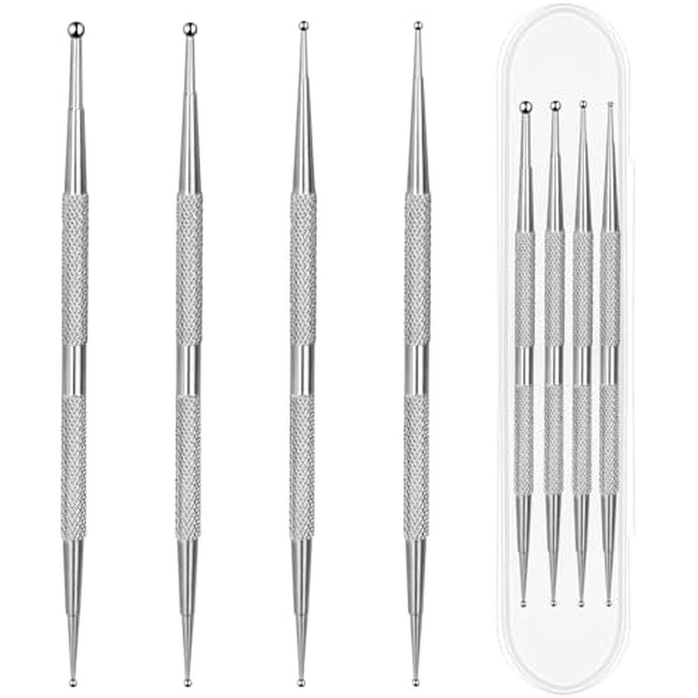Fairy Cora 4 Pcs Double-Ended Dotting Tools front view in storage case