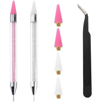 Paidiem 7 Pcs Rhinestone Picker Applicator Kit front view