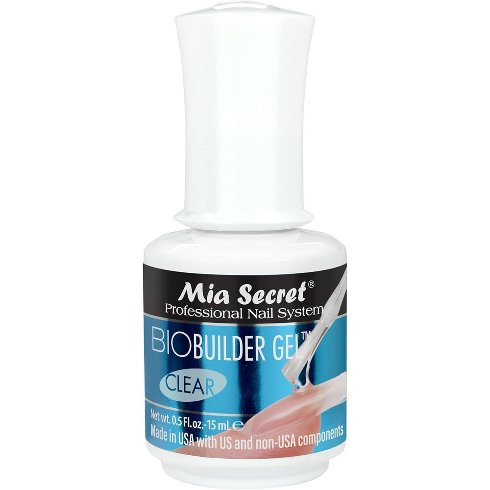 Mia Secret Clear Brush-on Nail Sculpting Gel bottle front view