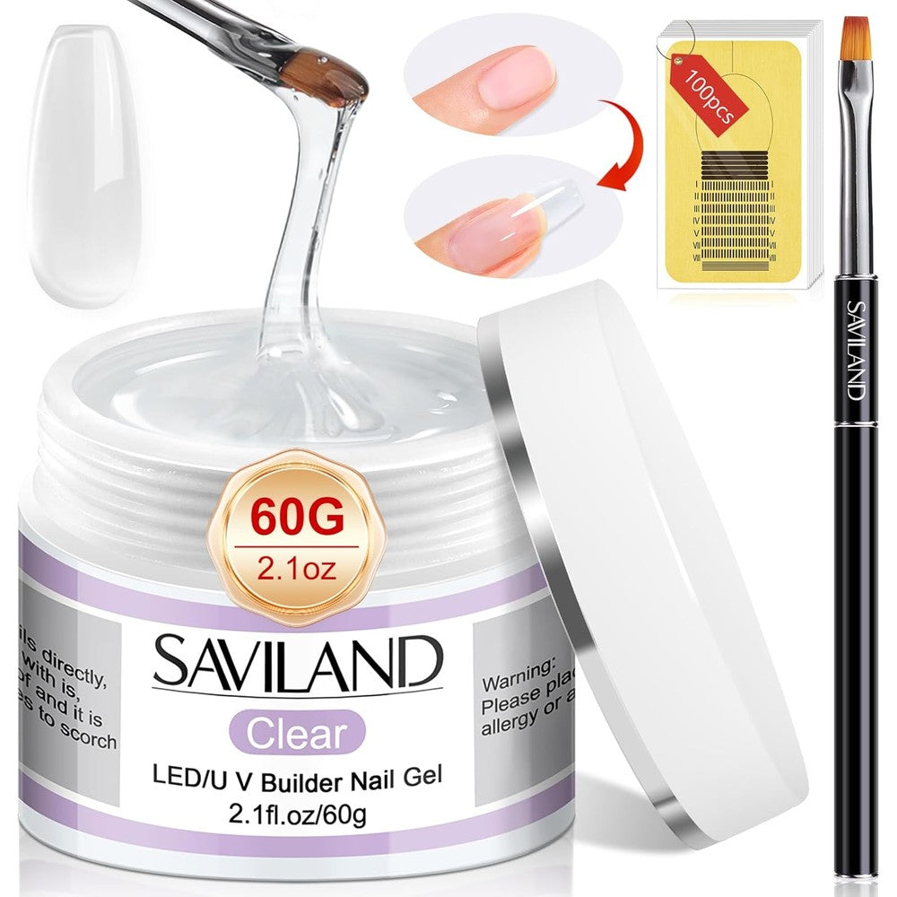 Saviland Builder Nail Gel Kit 60g front packaging view