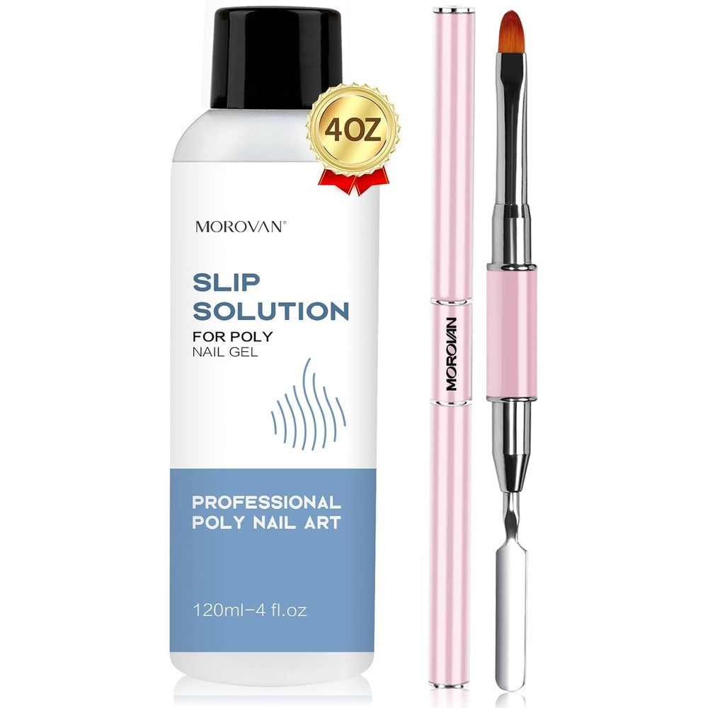 Morovan Poly Gel Slip Solution Kit 120 milliliter bottle front view