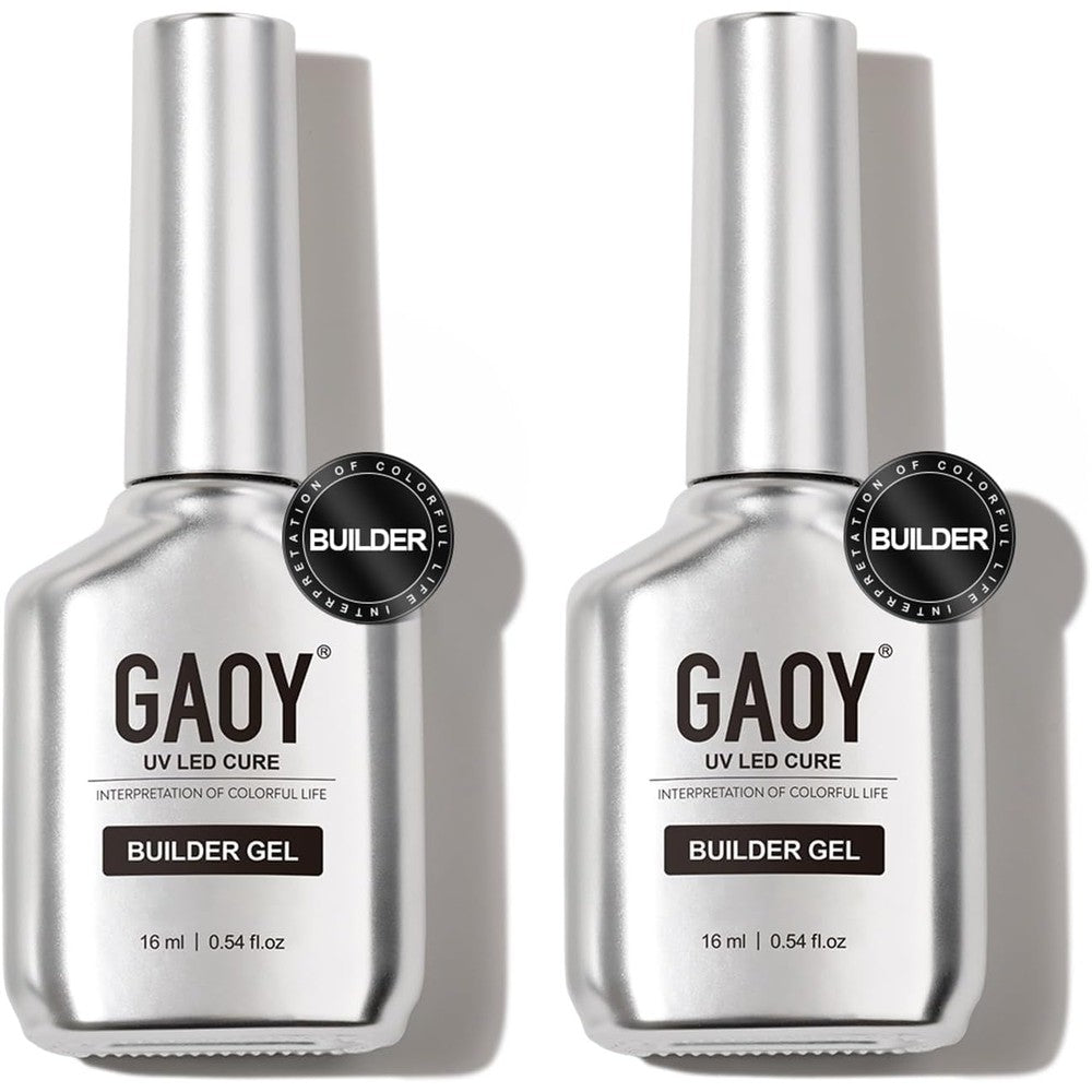 GAOY clear builder gel for nails in a bottle for professional nail extensions