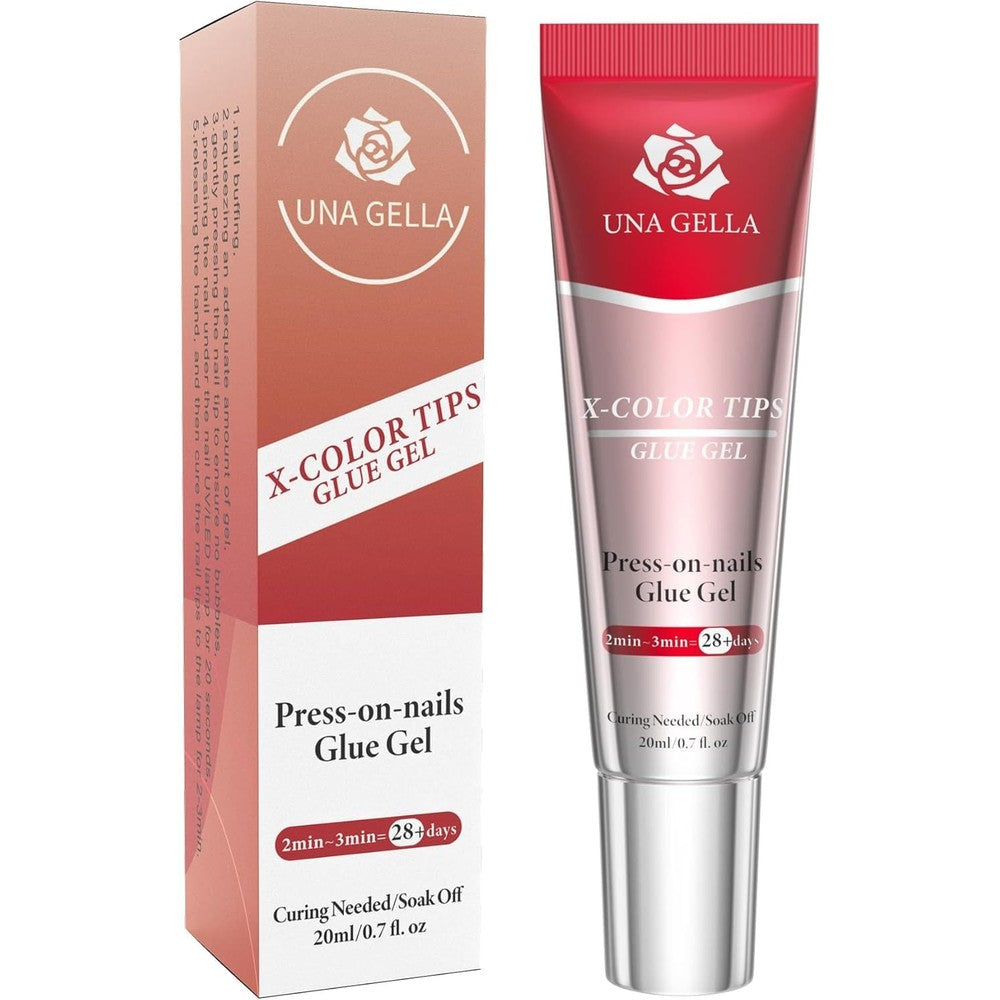 Una Gella UV Gel Nail Glue 20ml bottle front view