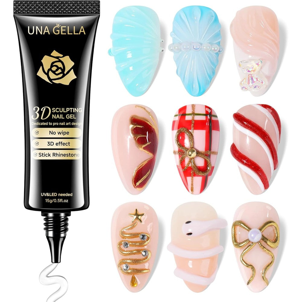 Una Gella 3D Gel Nail Art tube front view
