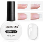 Jewhiteny clear builder gel bottle front view professional nail extension tool