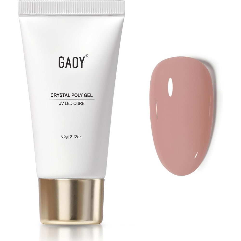 Gaoy Crystal Poly Gel 60g Nude 03 tube front view