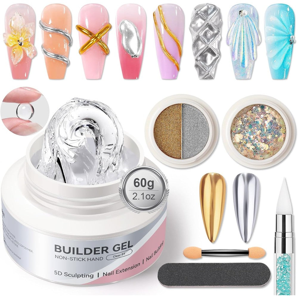 Born Pretty Solid Hard Builder Gel 60g jar front view