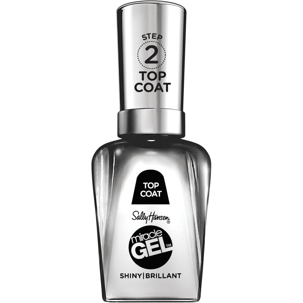 Sally Hansen Miracle Gel Shiny Top Coat front view bottle