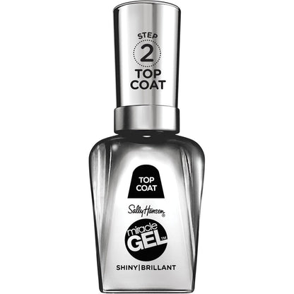 Sally Hansen Miracle Gel Shiny Top Coat front view bottle