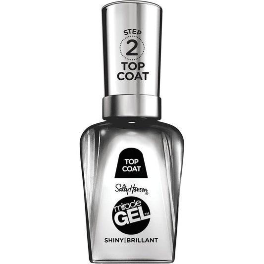 Sally Hansen Miracle Gel Shiny Top Coat front view bottle
