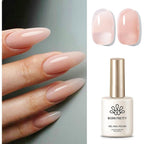 Born Pretty jelly nude gel polish front view bottle with glossy finish