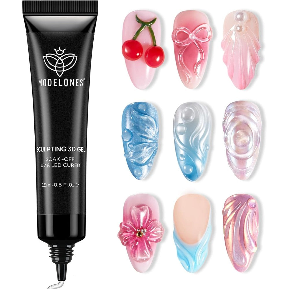 Modelones 3D Gel Nail Art Sculpting Gel front view