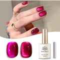 Born Pretty dragon fruit cat eye gel nail polish bottle front view