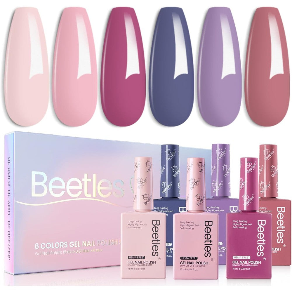 Beetles Hema Free Serene Afternoon gel polish kit front view