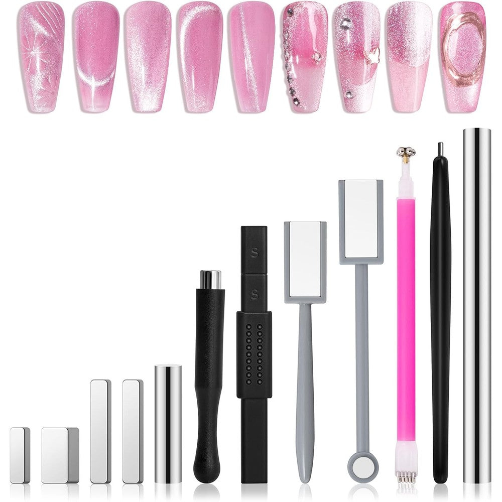 MelodySusie 12 Piece Nail Magnet Set front view
