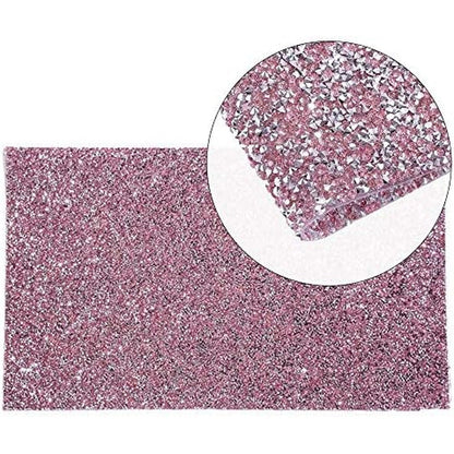 Ebanku shiny nail art table mat front view on desk