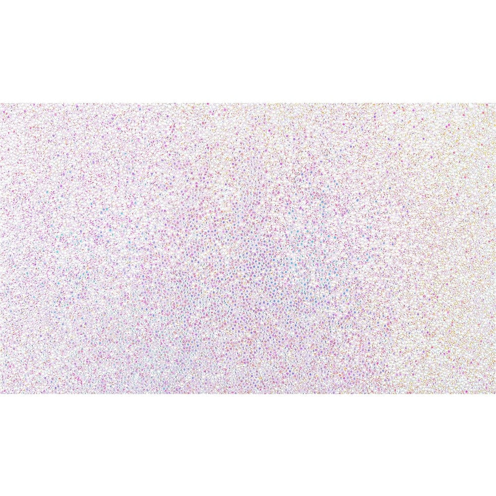 Ebanku shiny nail art table mat front view on a desk