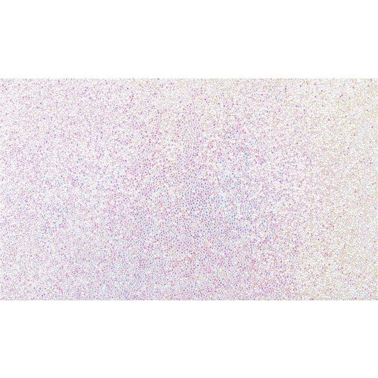 Ebanku shiny nail art table mat front view on a desk
