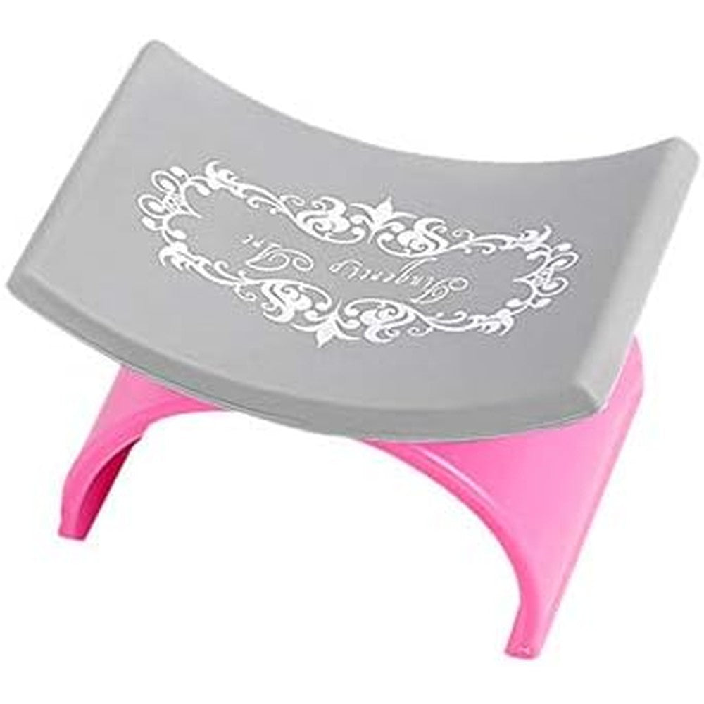 Ownsig U-shape silicone manicure nail arm rest in rose red