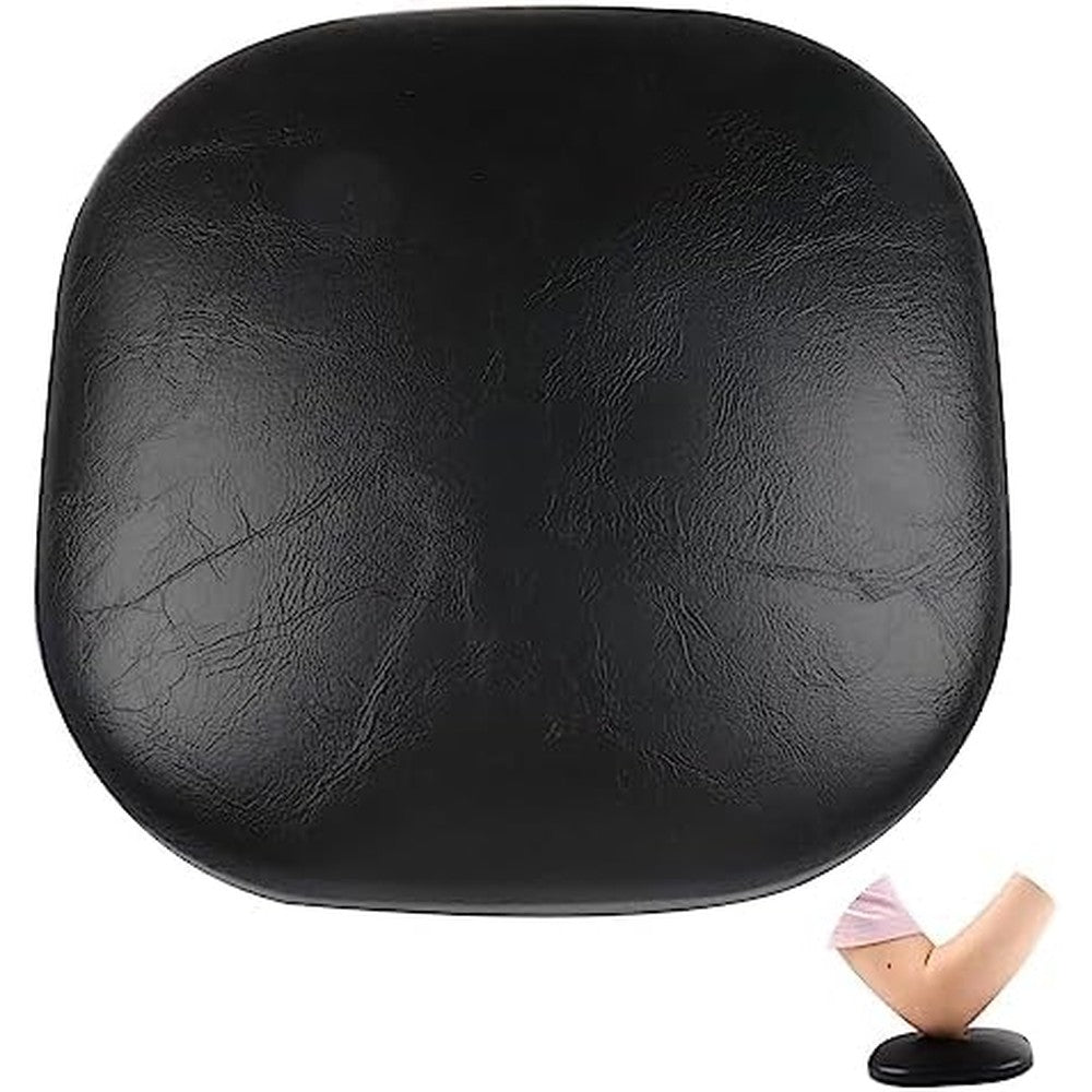Yingjee nail arm rest black front view professional manicure accessory