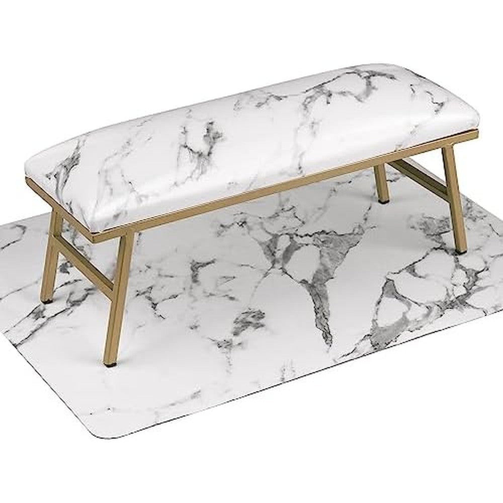 Imene nail arm rest and table mat set front view