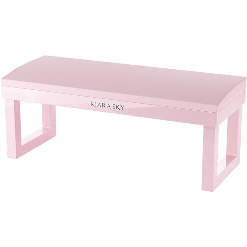 Kiara Sky professional nail arm rest in pink front view