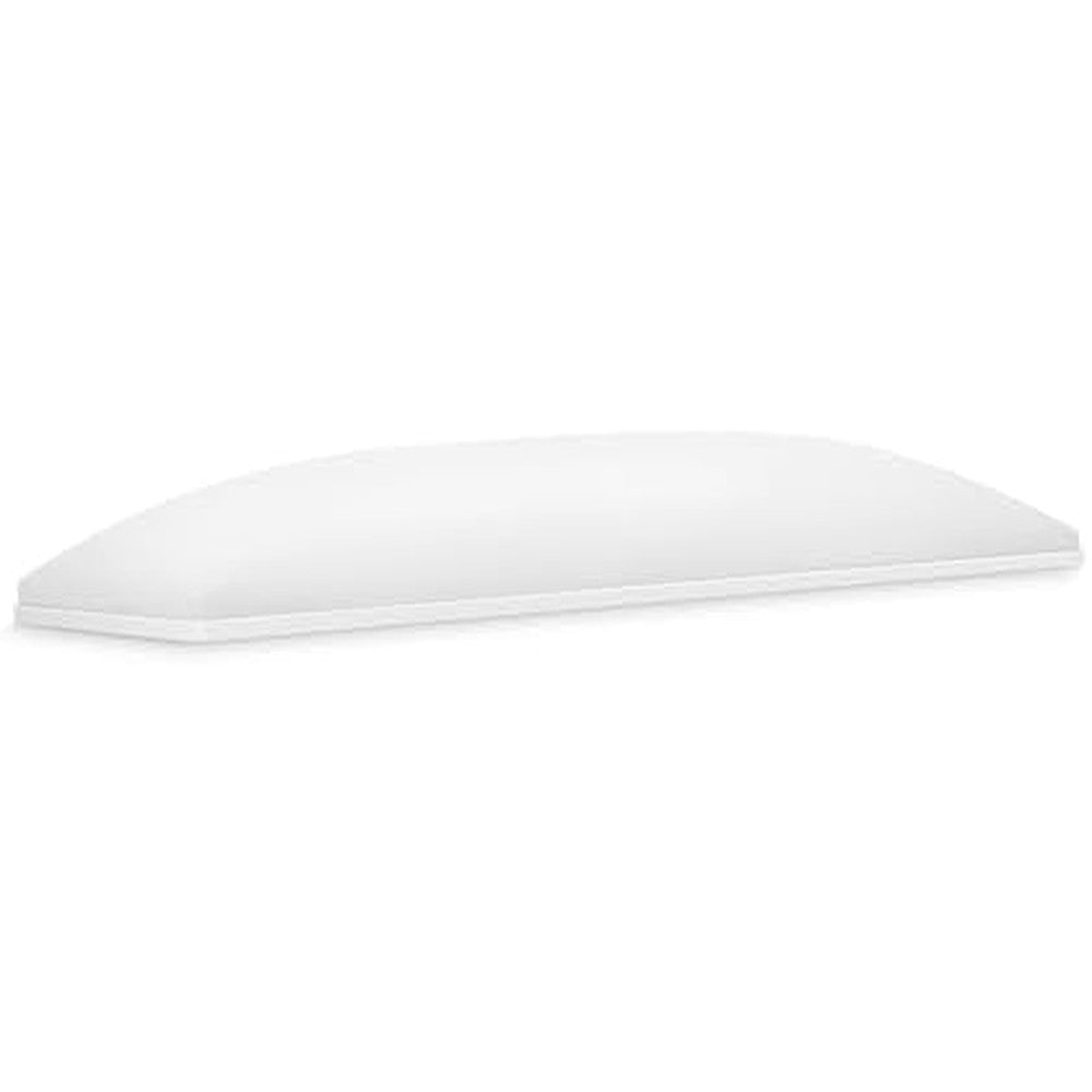 Romalove professional white nail arm rest front view for salons